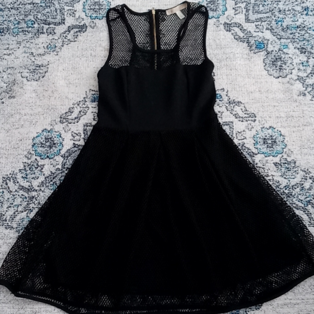 Mesh Skater Dress